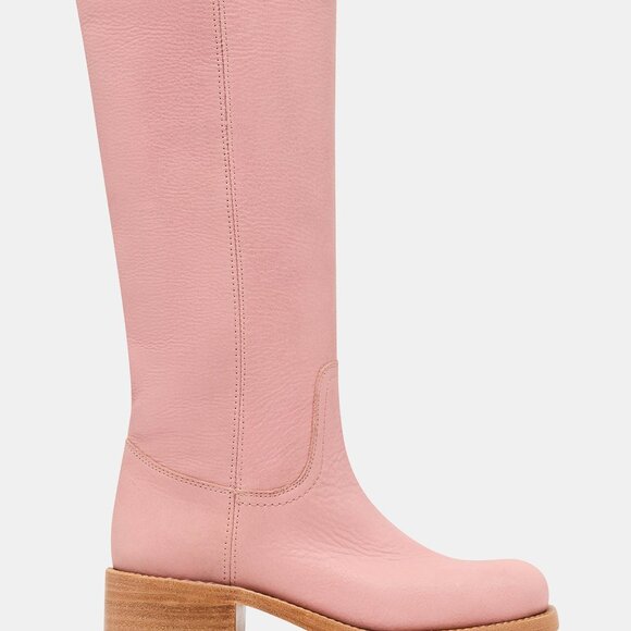 Steve Madden Shoes - New Womens sz 8 Steve Madden RIGGS PINK LEATHER BOOTS square shoe fashion